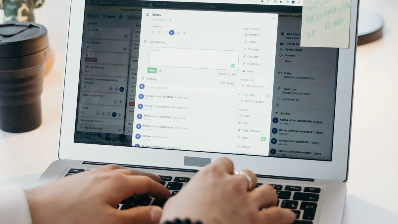 An inbox open on a laptop